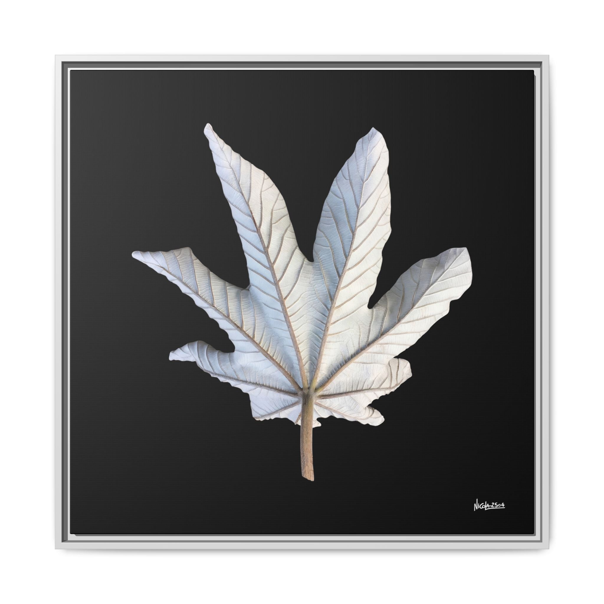 Ivory Solitude Framed - 30X30