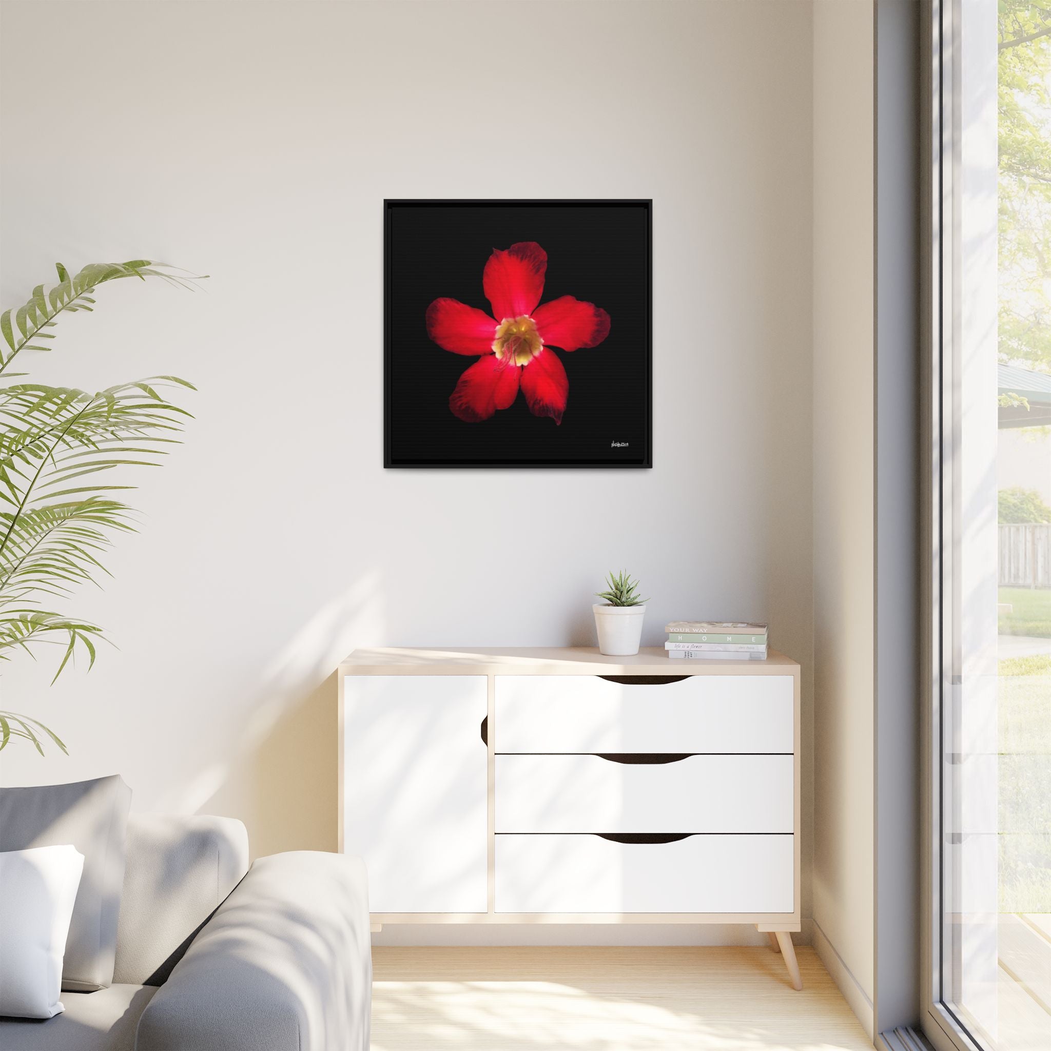 Passion in Bloom Framed - 30X30