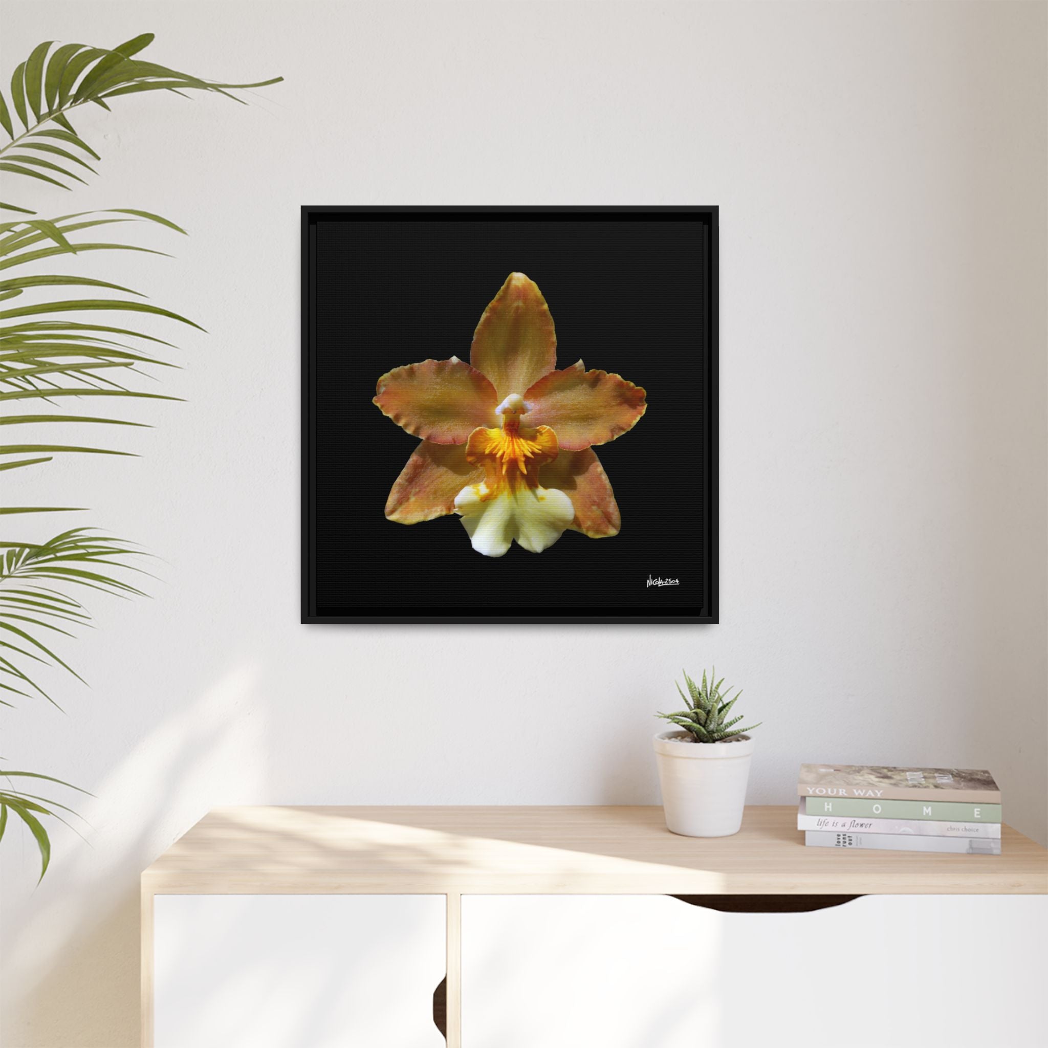 Golden Harmony Framed - 24X24