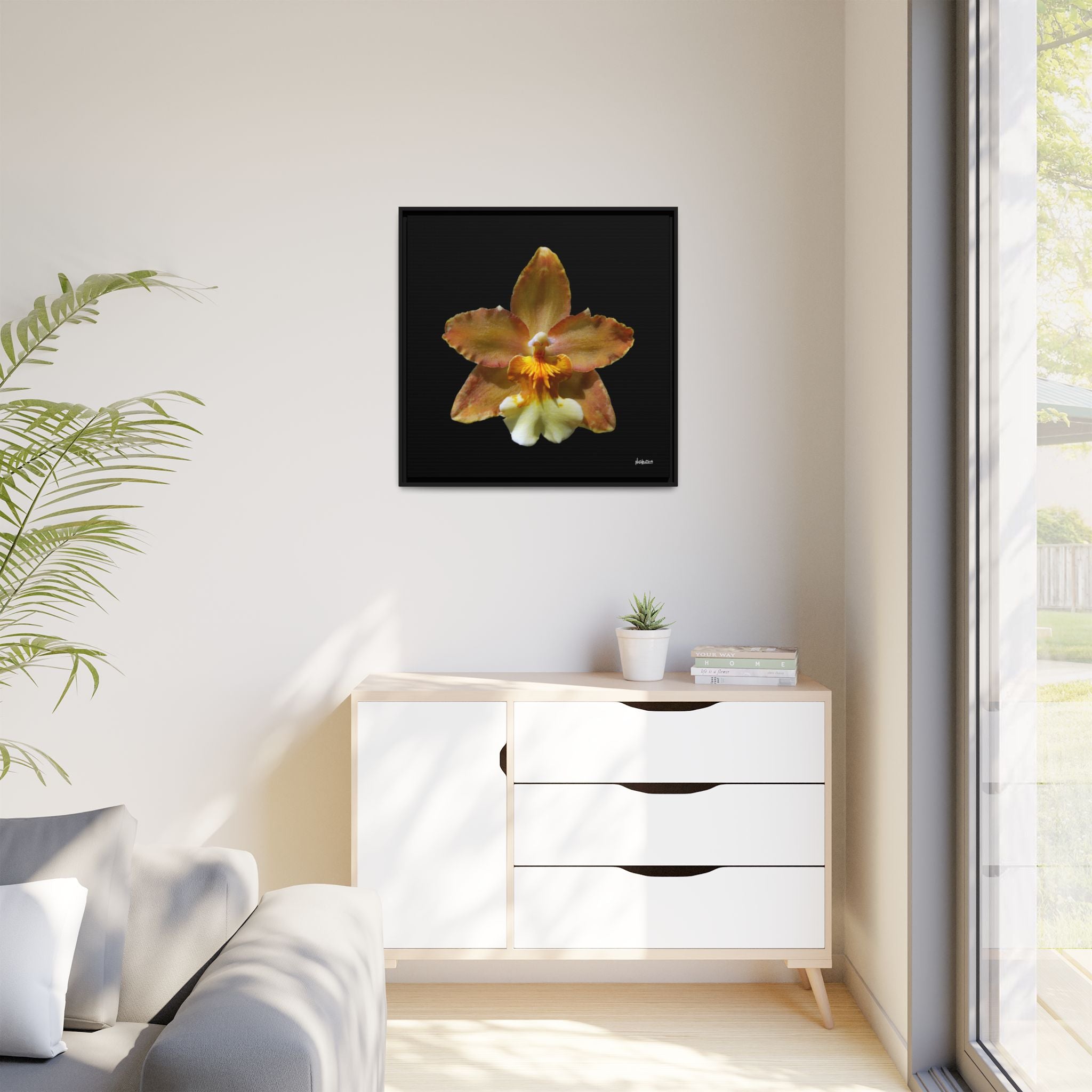Golden Harmony Framed - 30X30