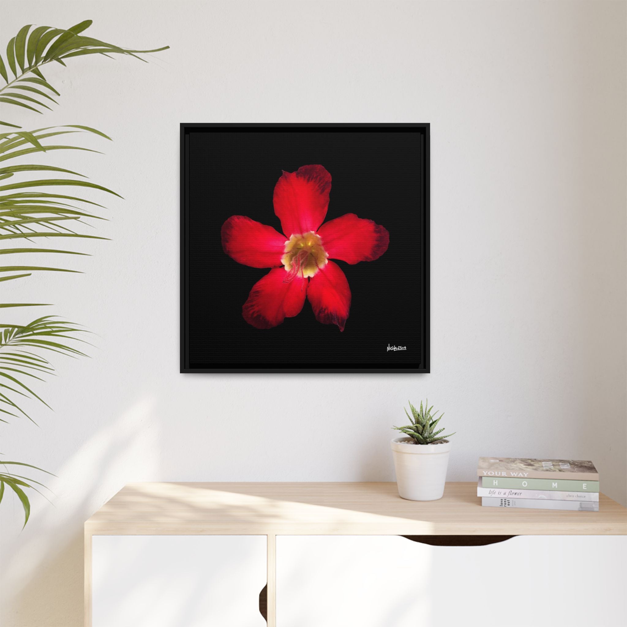 Passion in Bloom Framed - 24X24