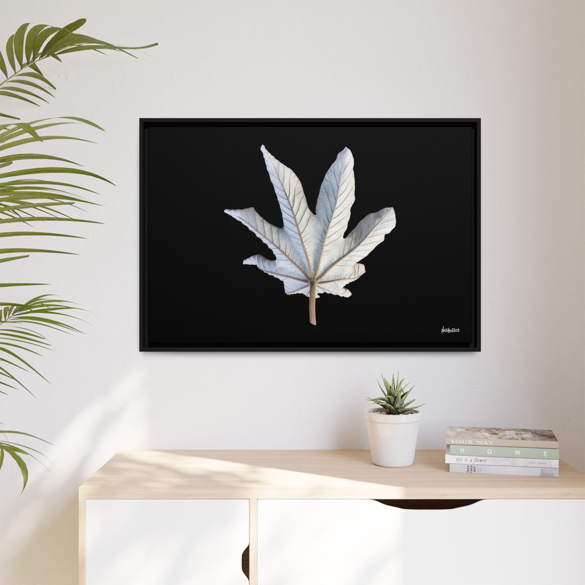 Ivory Solitude Framed - 36X24