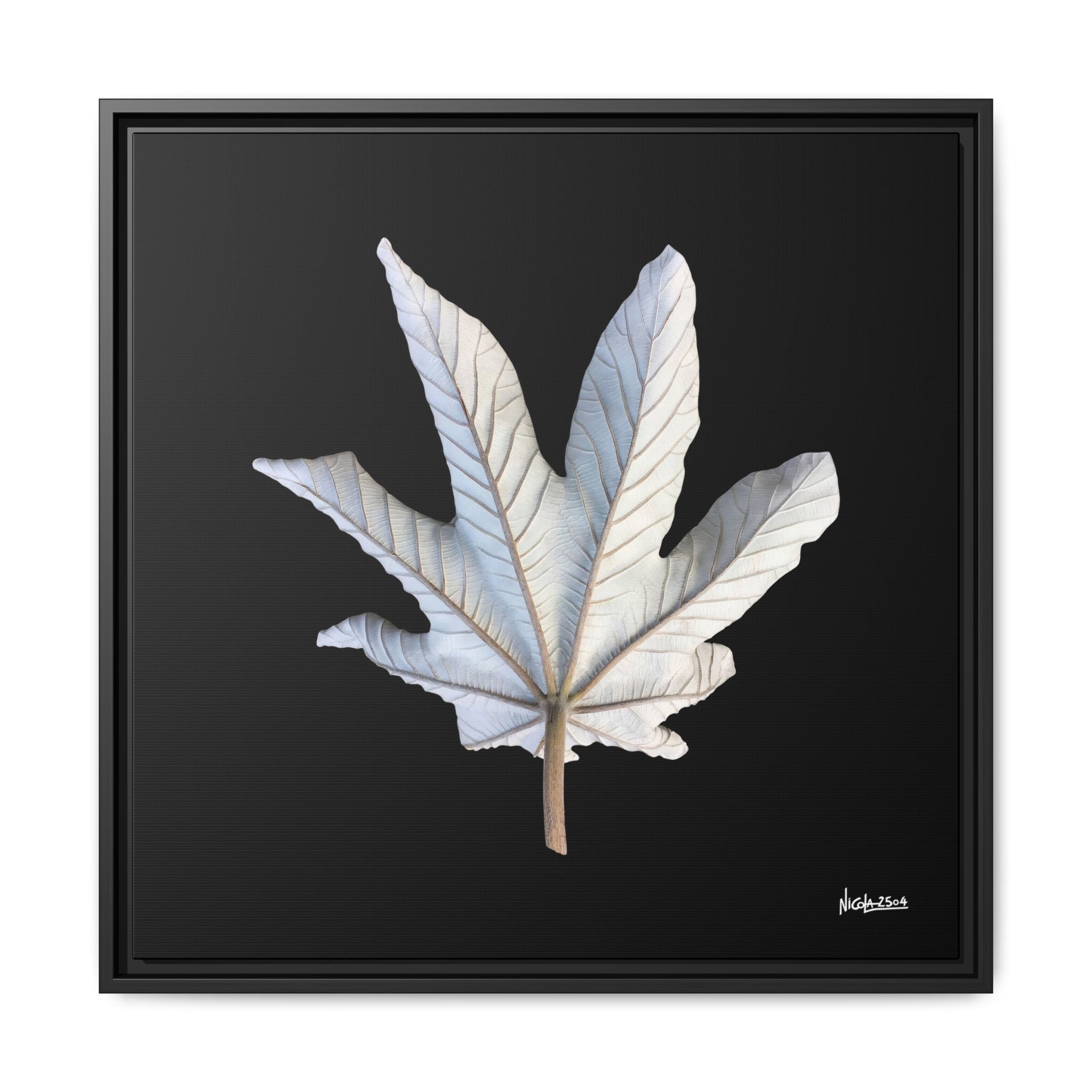 Ivory Solitude Framed - 24X24