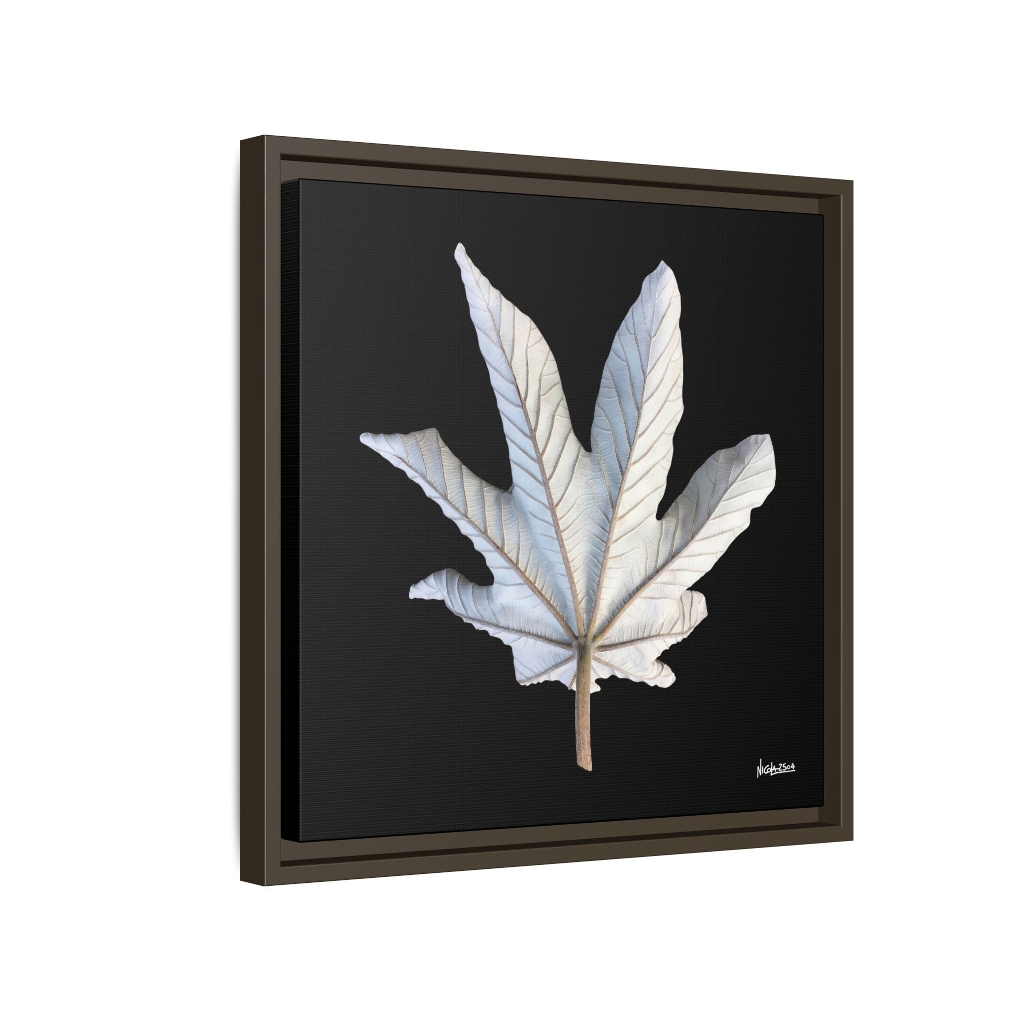 Ivory Solitude Framed - 16X16