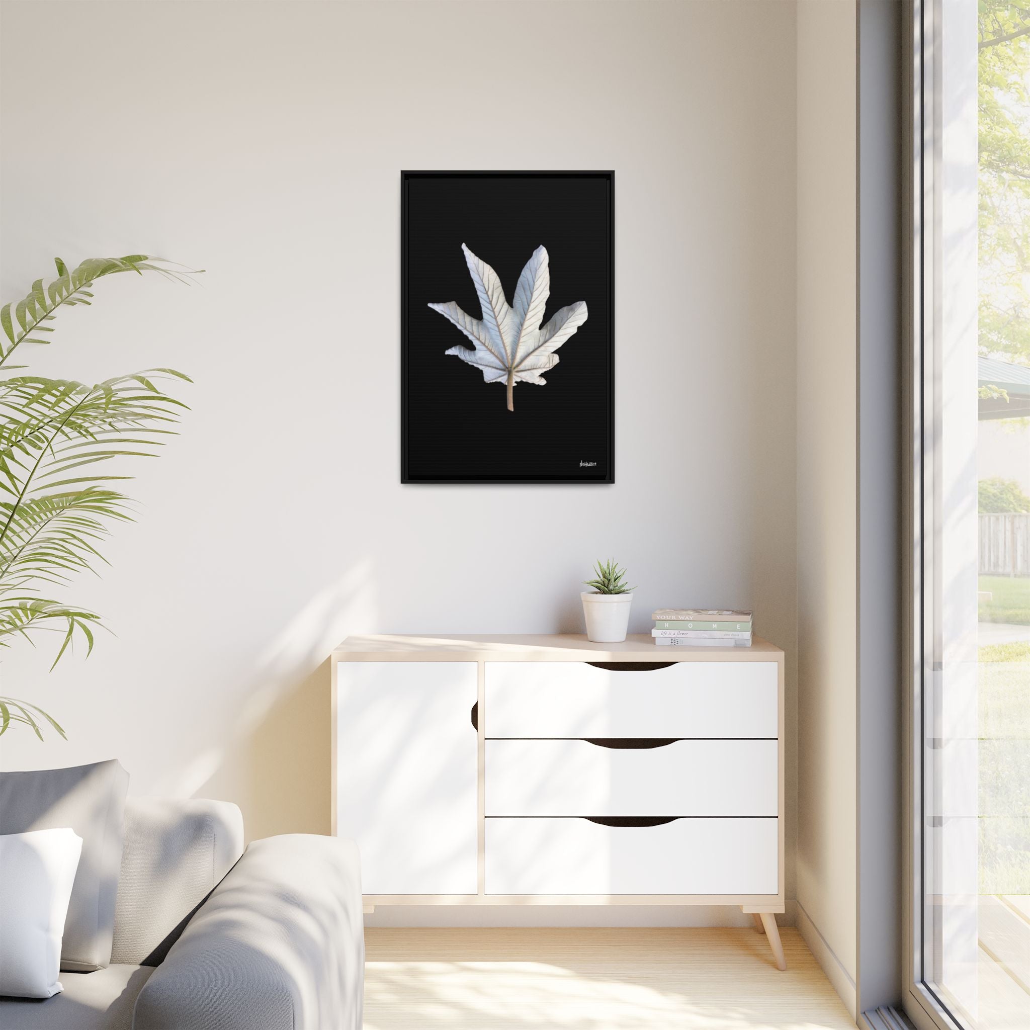 Ivory Solitude Framed - 24X36